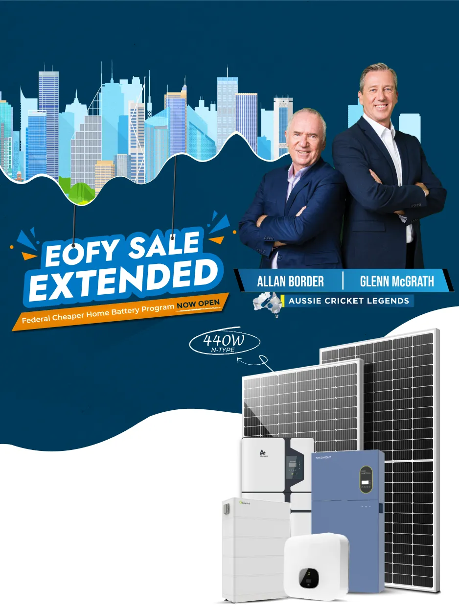 Solar panel system mobile banner