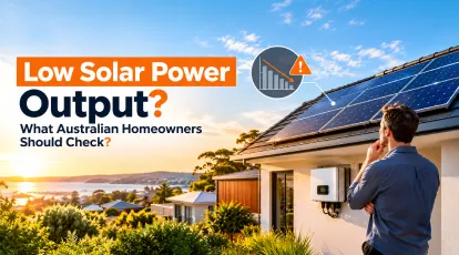 Low Solar Power Output? What Australian Homeowners Should Check?
