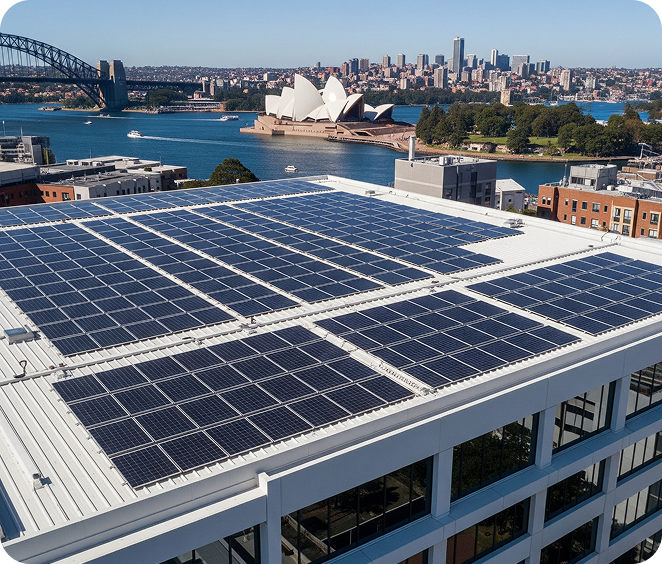 commercial solar system installation