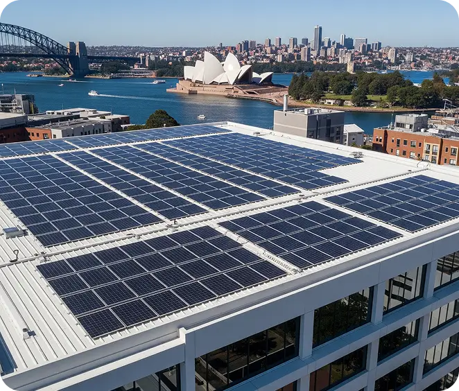 commercial solar system installation