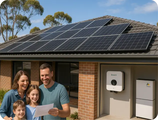 solar panel installed on residential rooftop
