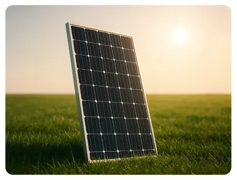 Photovoltaic panel generating clean energy